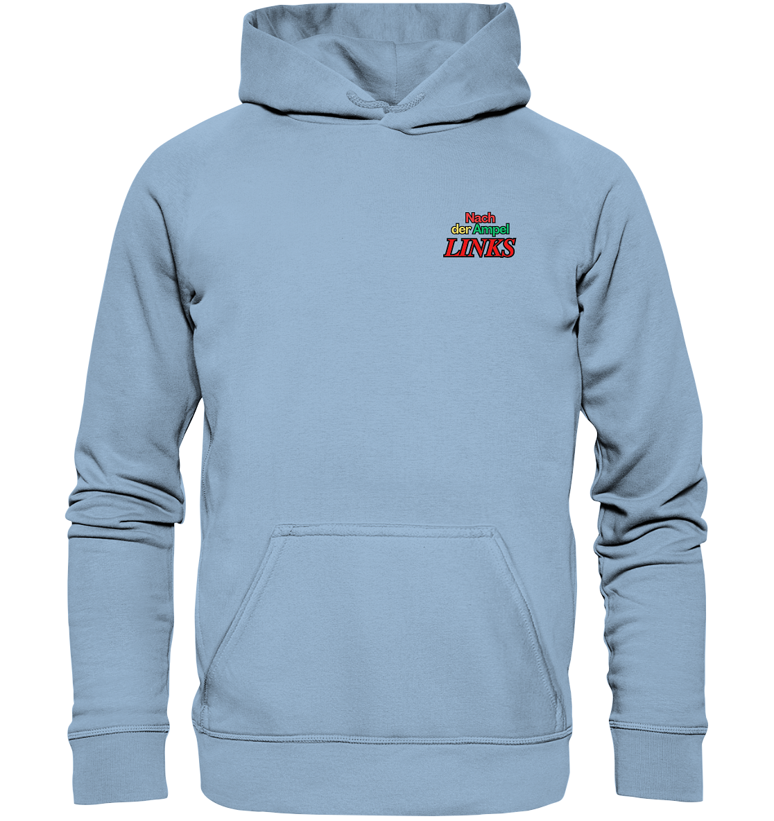 Nach der Ampel Links Backprint Hoodie