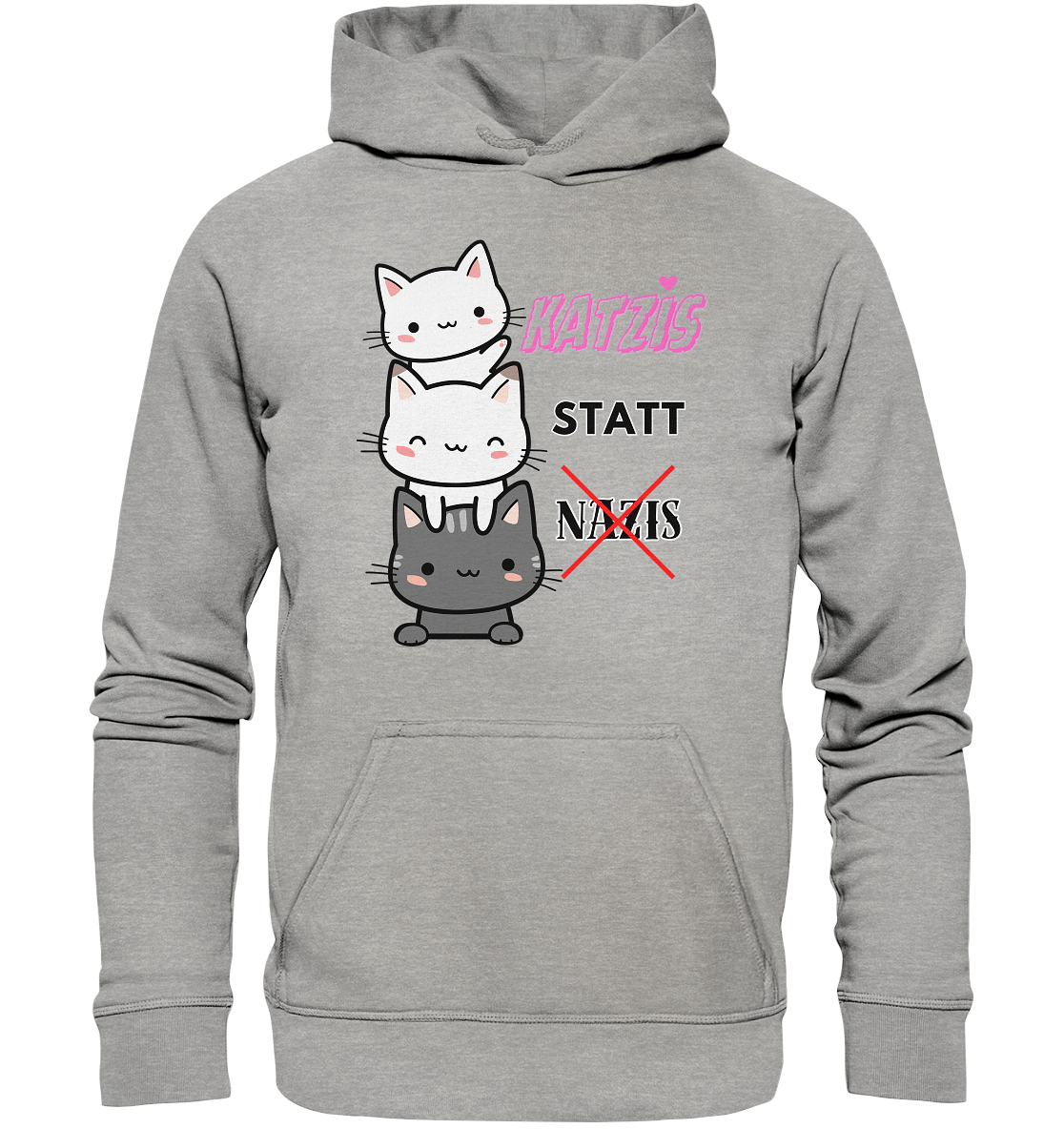 Katzis statt Nazis Hoodie