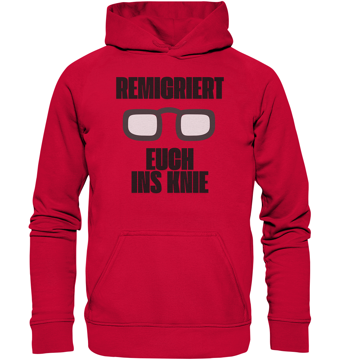 Remigriert Euch ins Knie Hoodie