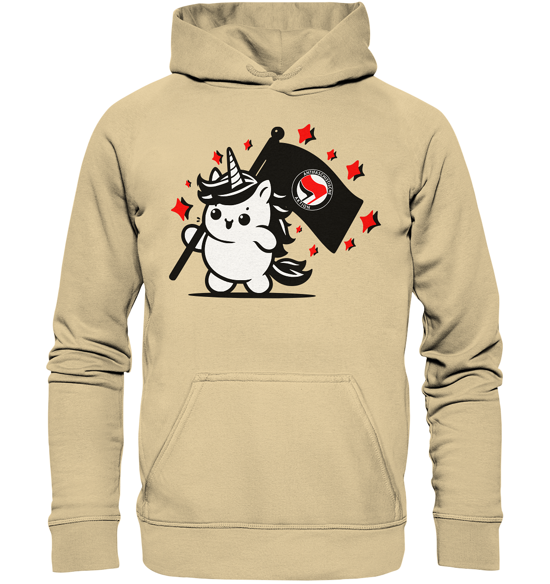 Einhorn Antifa Hoodie