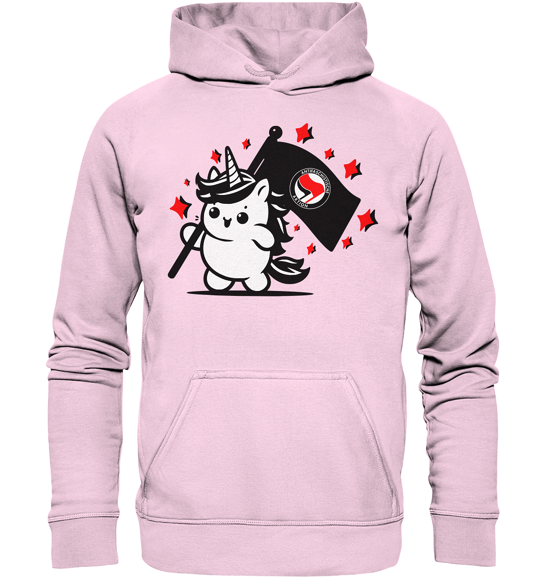 Einhorn Antifa Hoodie