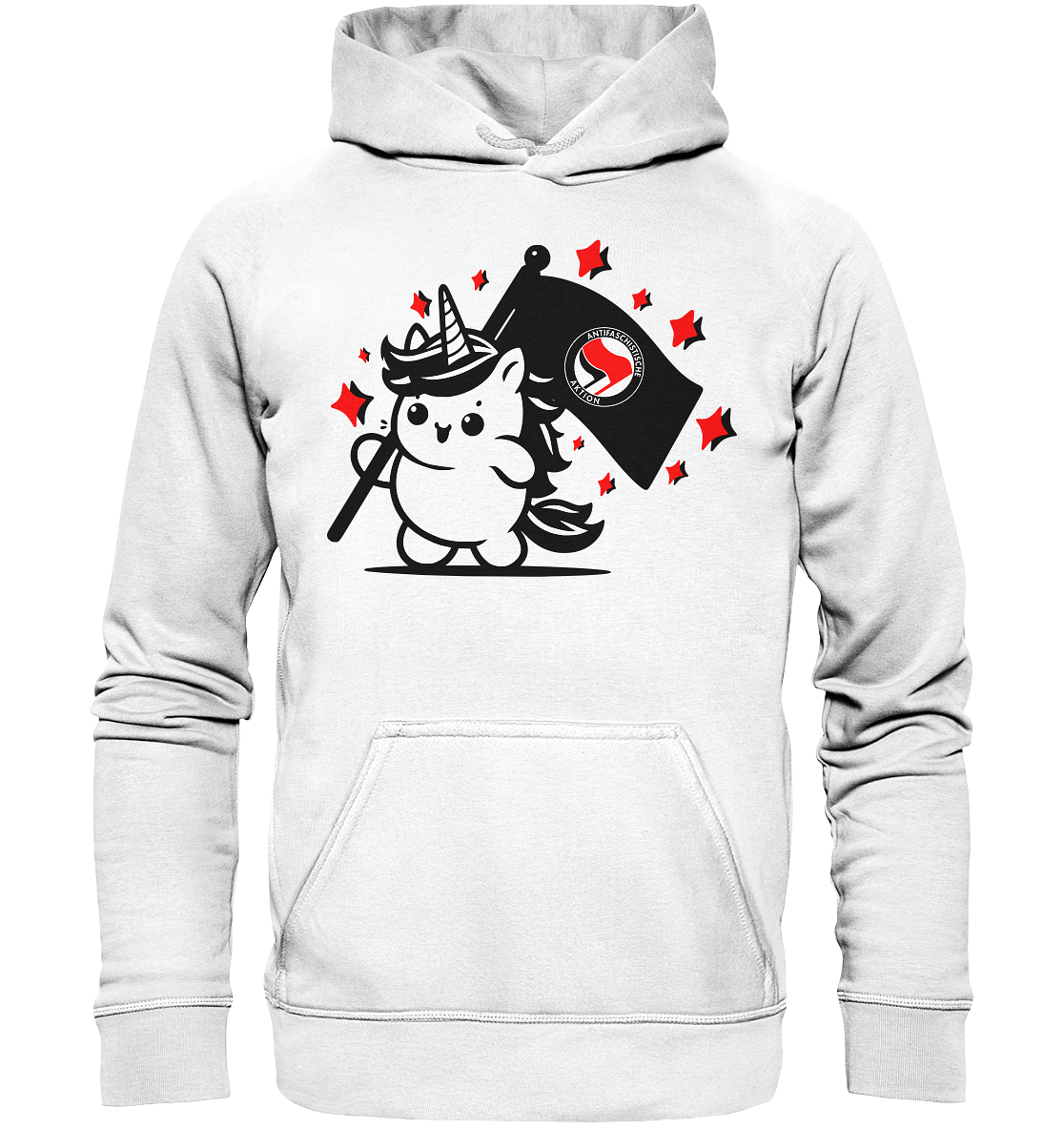 Einhorn Antifa Hoodie