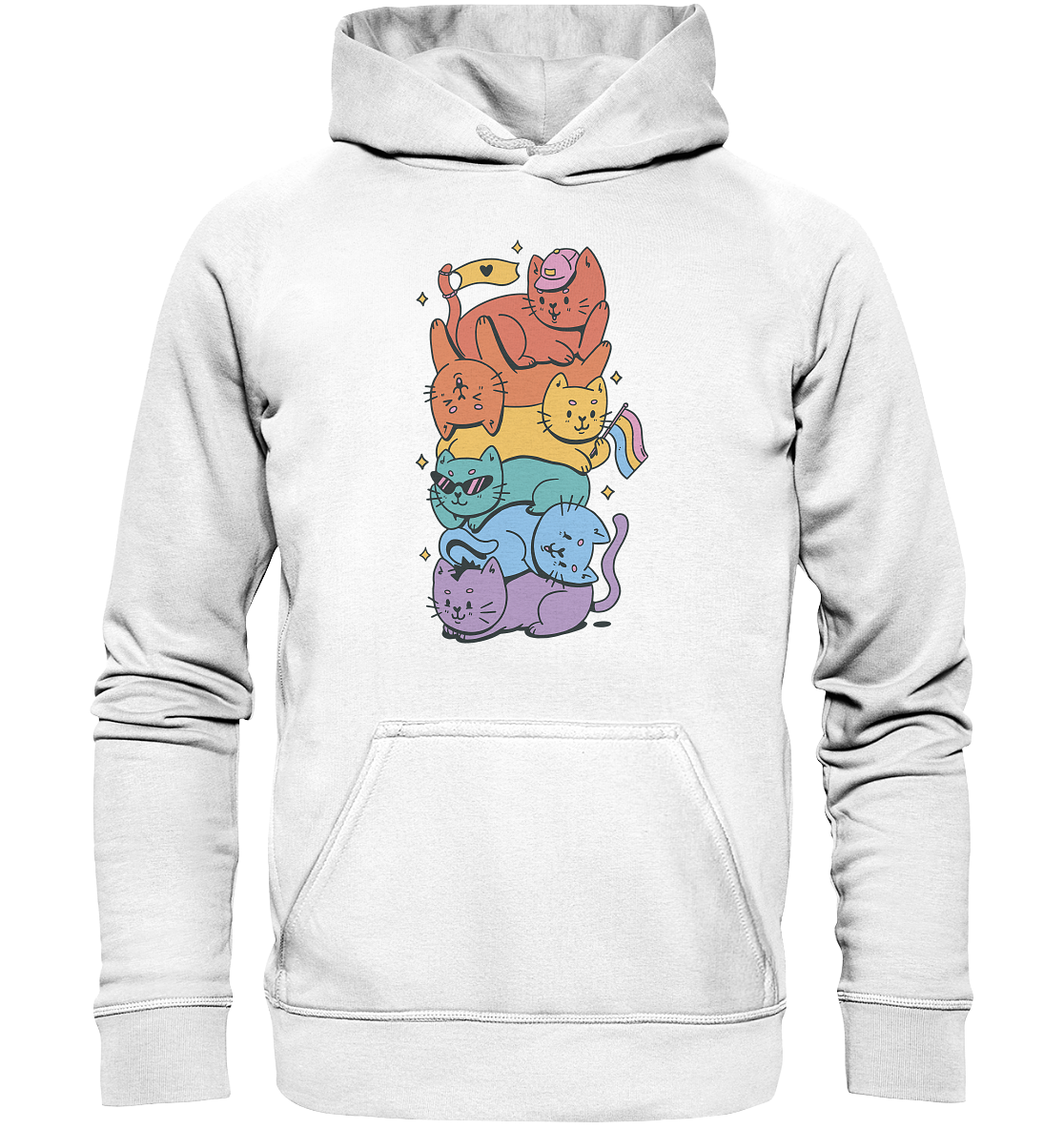 LGBTQ+ Katzen Hoodie