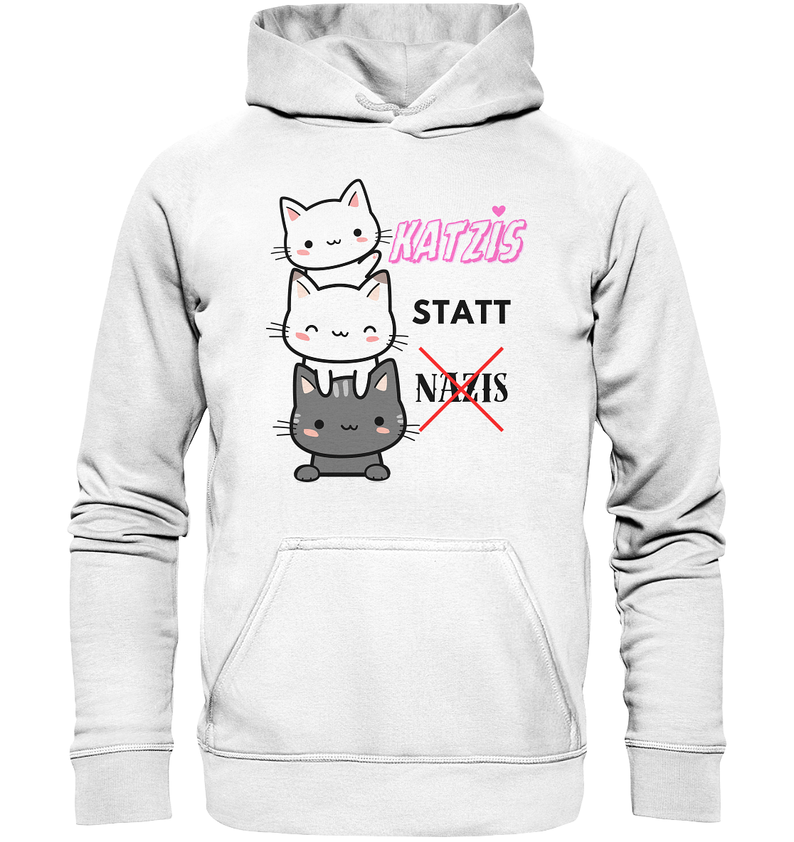 Katzis statt Nazis Hoodie