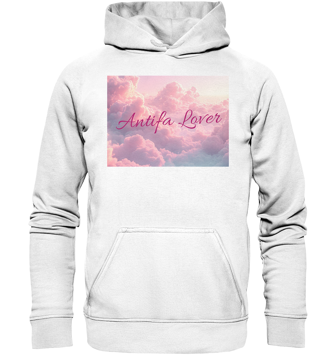 Antifa Lover Backprint - Basic Unisex Hoodie