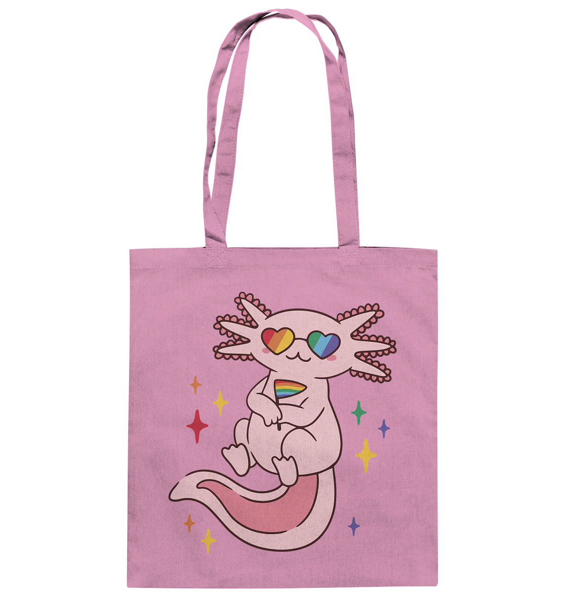 Big Pride Axolotl - Baumwolltasche