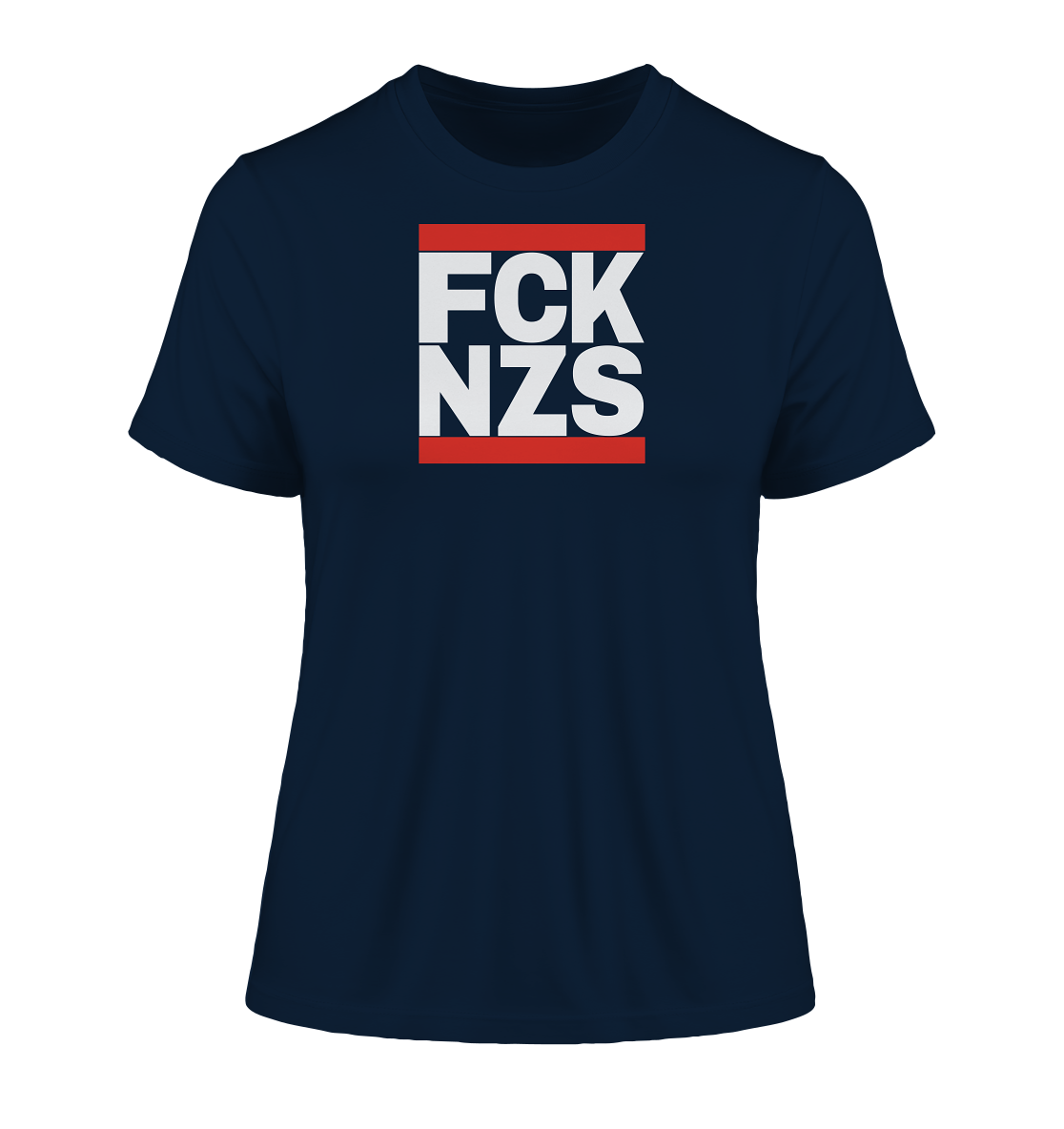 FCK NZS (weiße Schrift) - "Frauen" Stanley/Stella Fitted T-Shirt