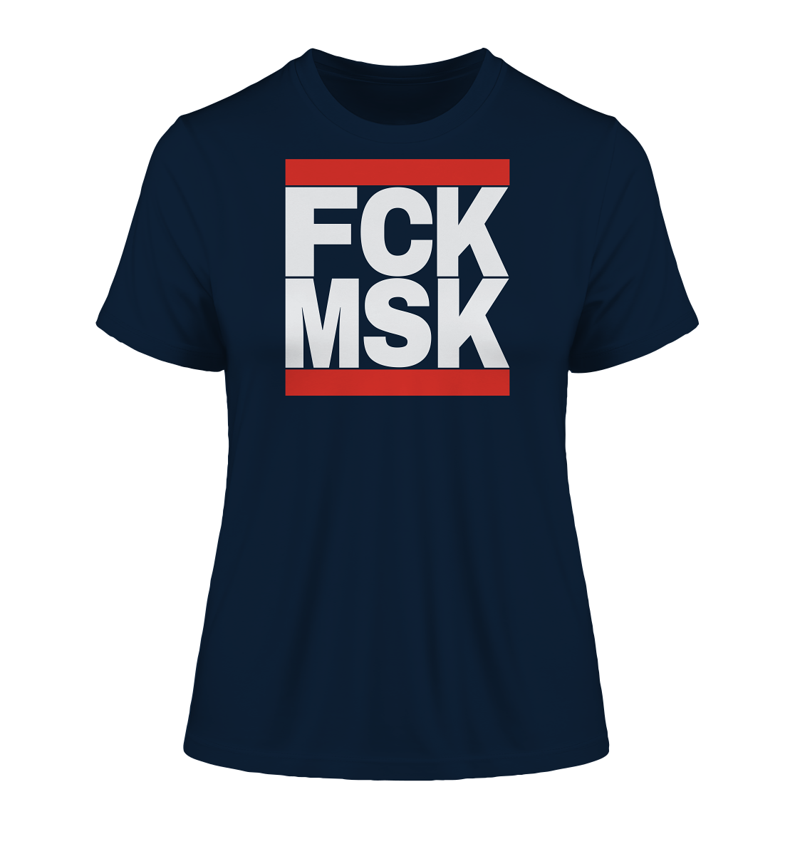 FCK MSK (weiße Schrift) - "Frauen" Stanley/Stella Fitted T-Shirt