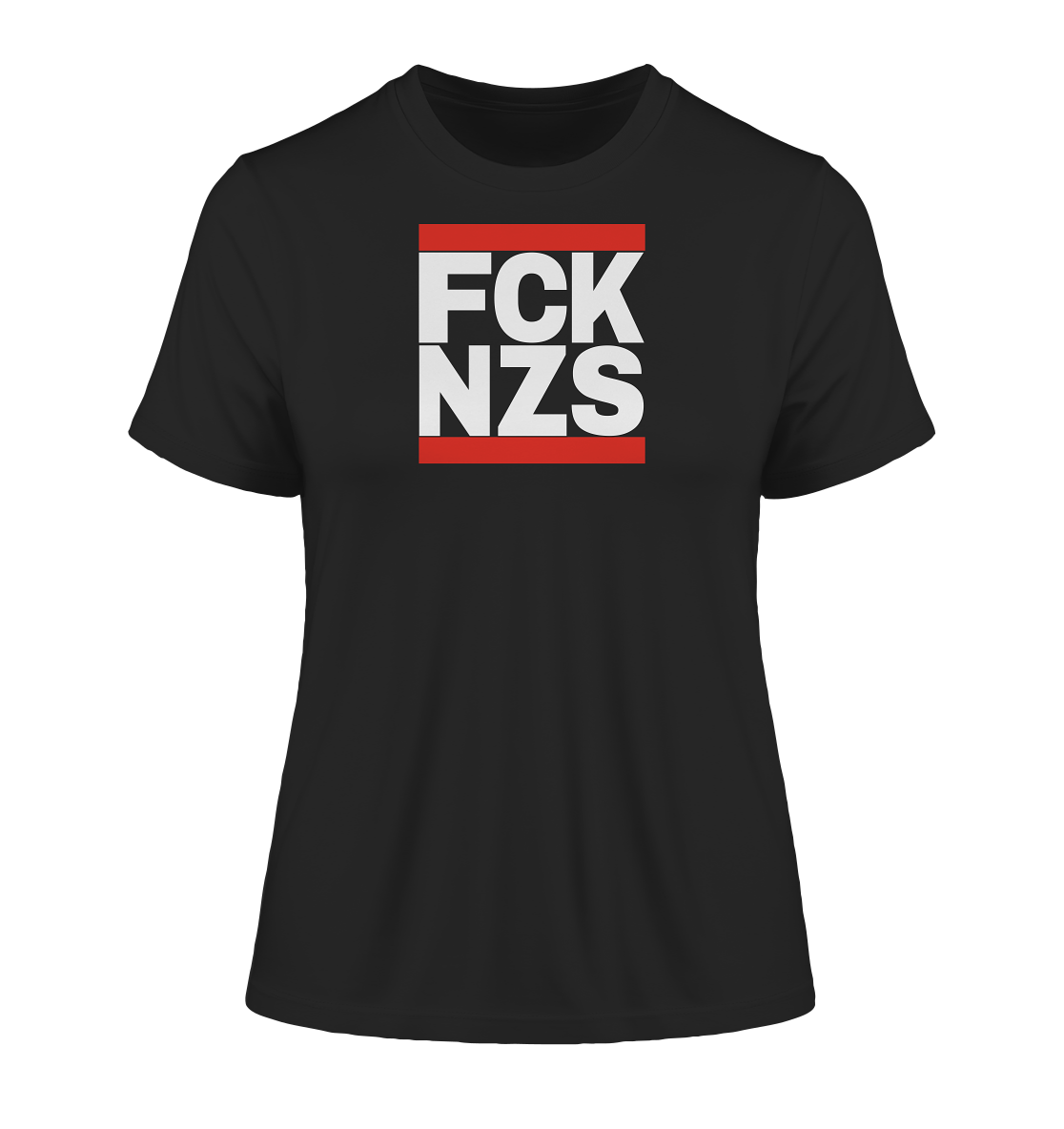 FCK NZS (weiße Schrift) - "Frauen" Stanley/Stella Fitted T-Shirt