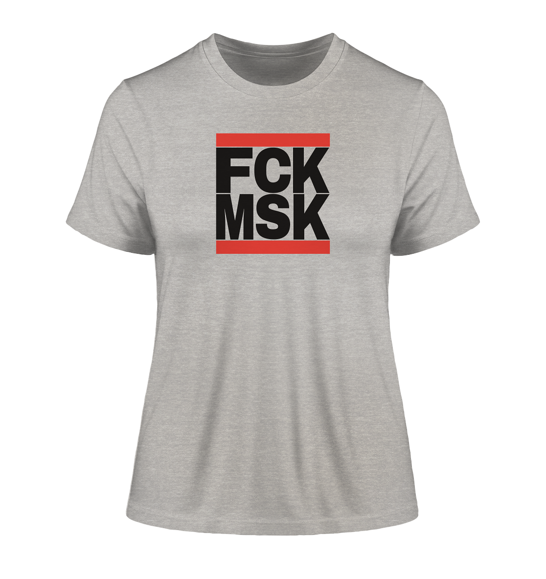 FCK MSK (schwarze Schrift) - "Frauen" Stanley/Stella Fitted T-Shirt