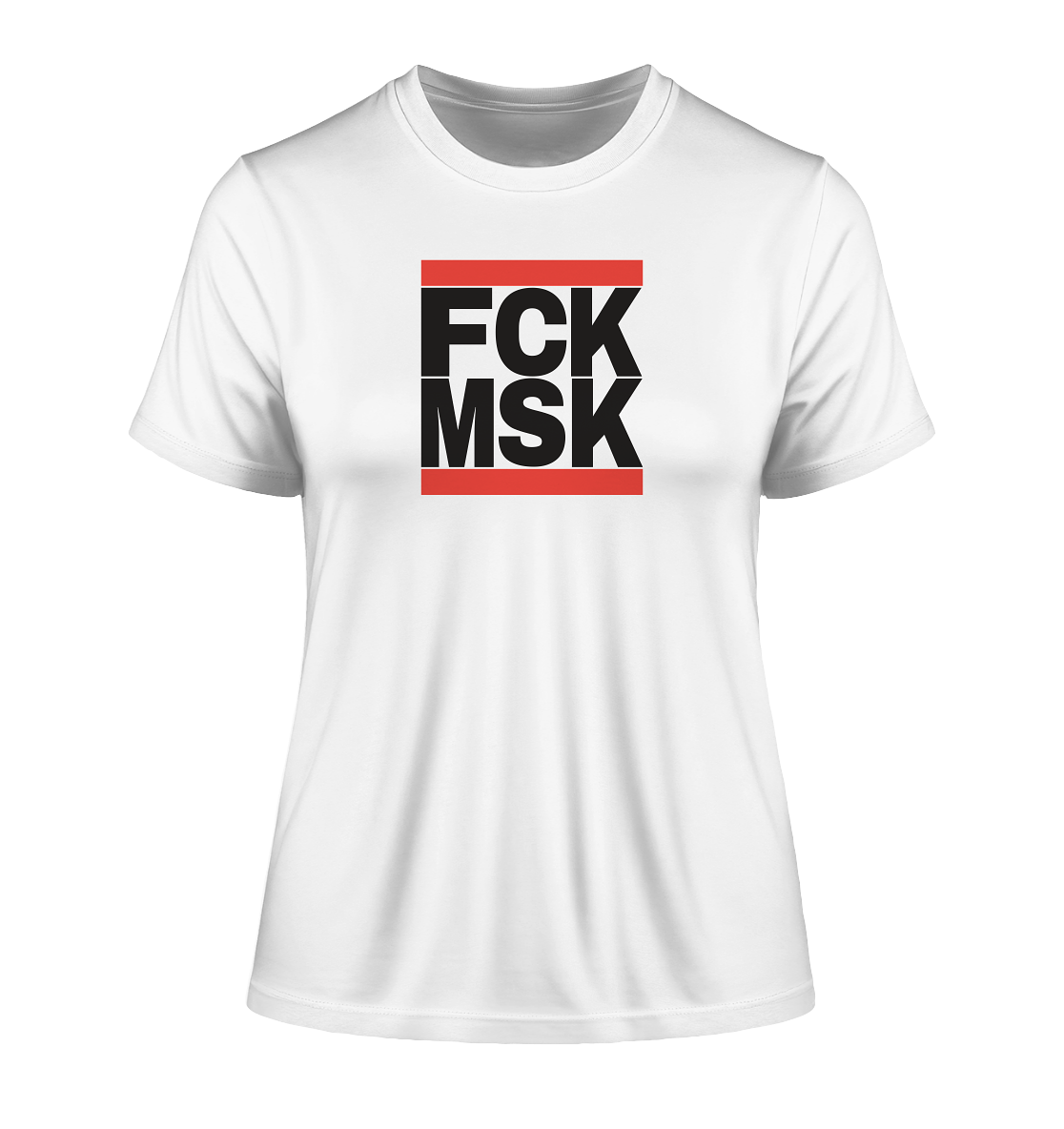 FCK MSK (schwarze Schrift) - "Frauen" Stanley/Stella Fitted T-Shirt