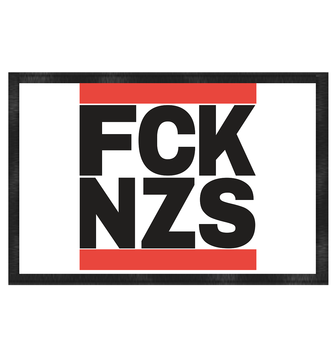 FCK NZS (schwarze Schrift) - Fußmatte 60x40cm