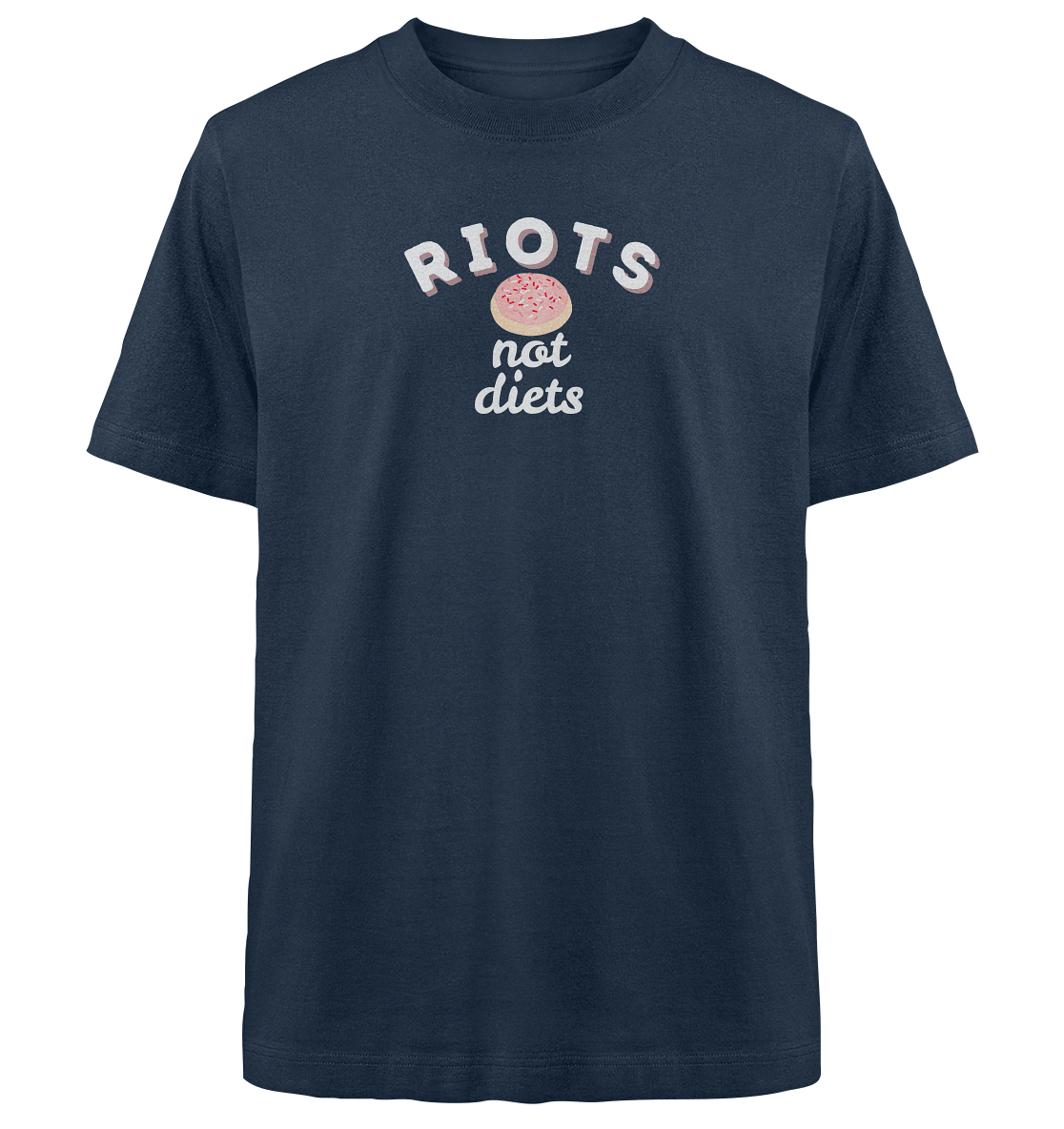 Riots not Diets - Heavy Oversized Organic Shirt