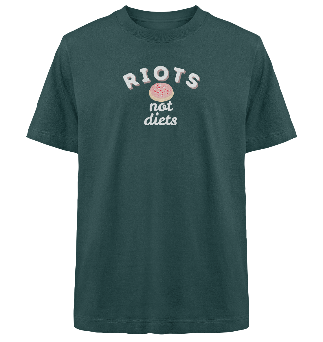 Riots not Diets - Heavy Oversized Organic Shirt