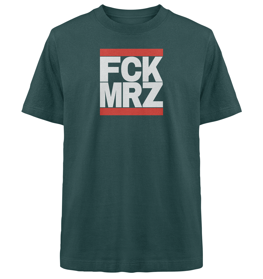 FCK MRZ (weiße Schrift) - Heavy Oversized T-Shirt