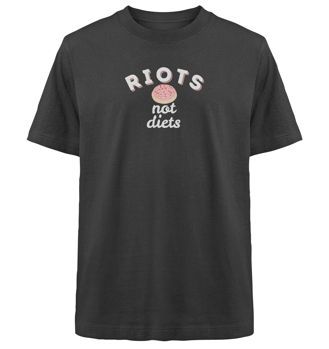 Riots not Diets - Heavy Oversized Organic Shirt