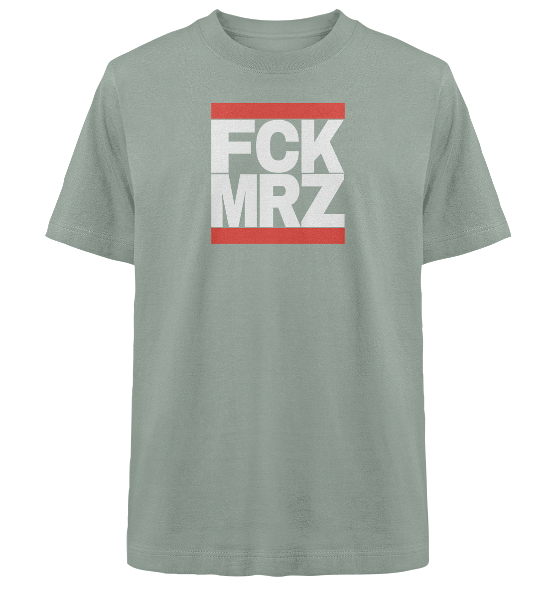 FCK MRZ (weiße Schrift) - Heavy Oversized T-Shirt