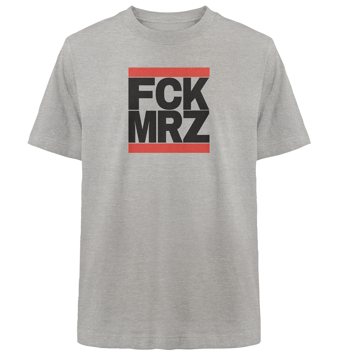 FCK MRZ (schwarze Schrift) - Heavy Oversized Organic Shirt