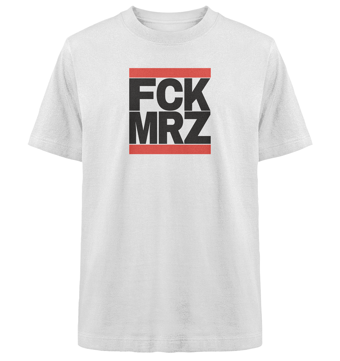 FCK MRZ (schwarze Schrift) - Heavy Oversized Organic Shirt