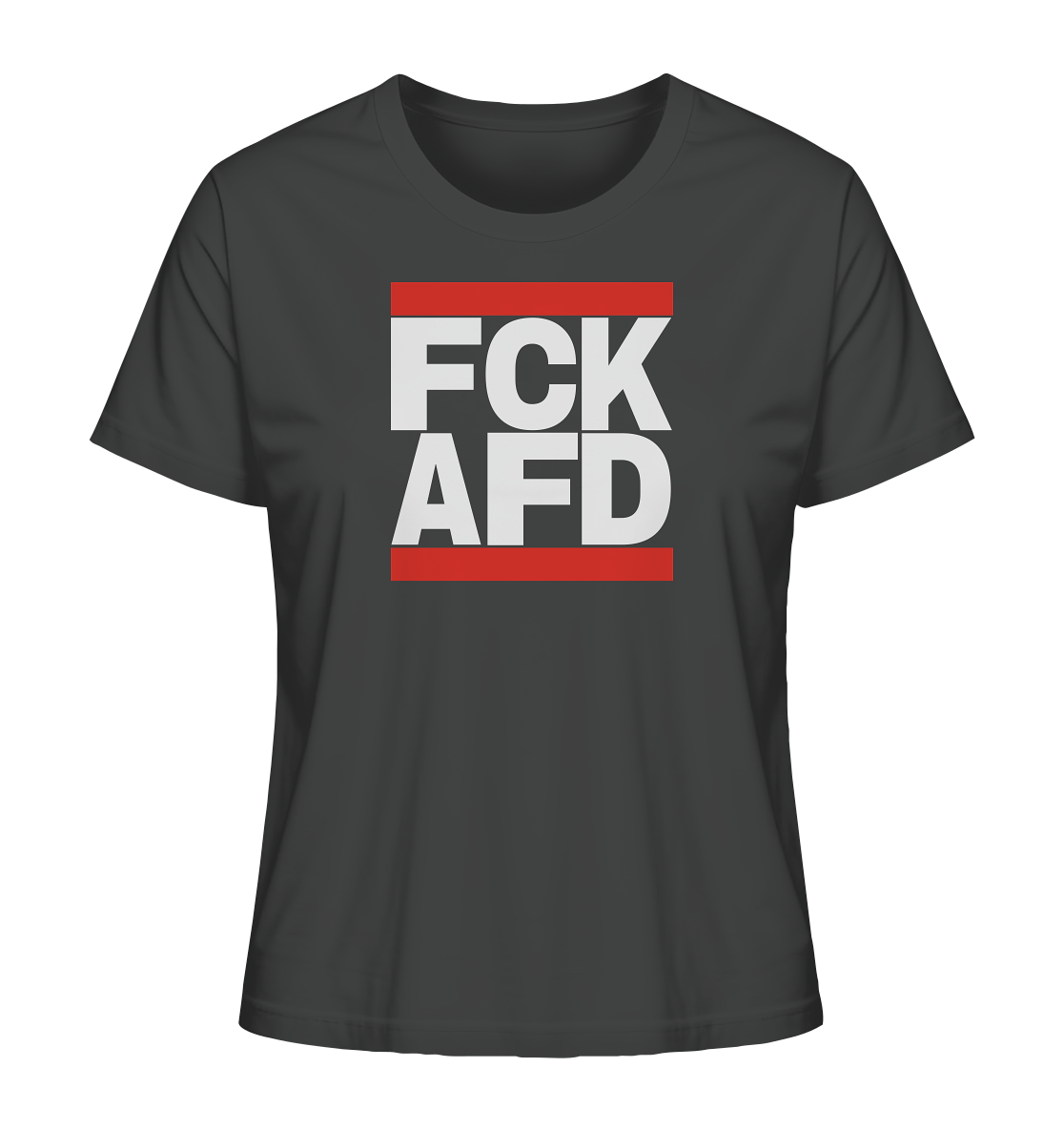 FCK AFD (weiße Schrift) - "Frauen" Stanley/Stella T-Shirt