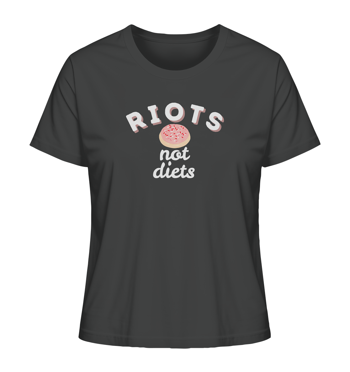 Riots not Diets - Ladies Organic Shirt