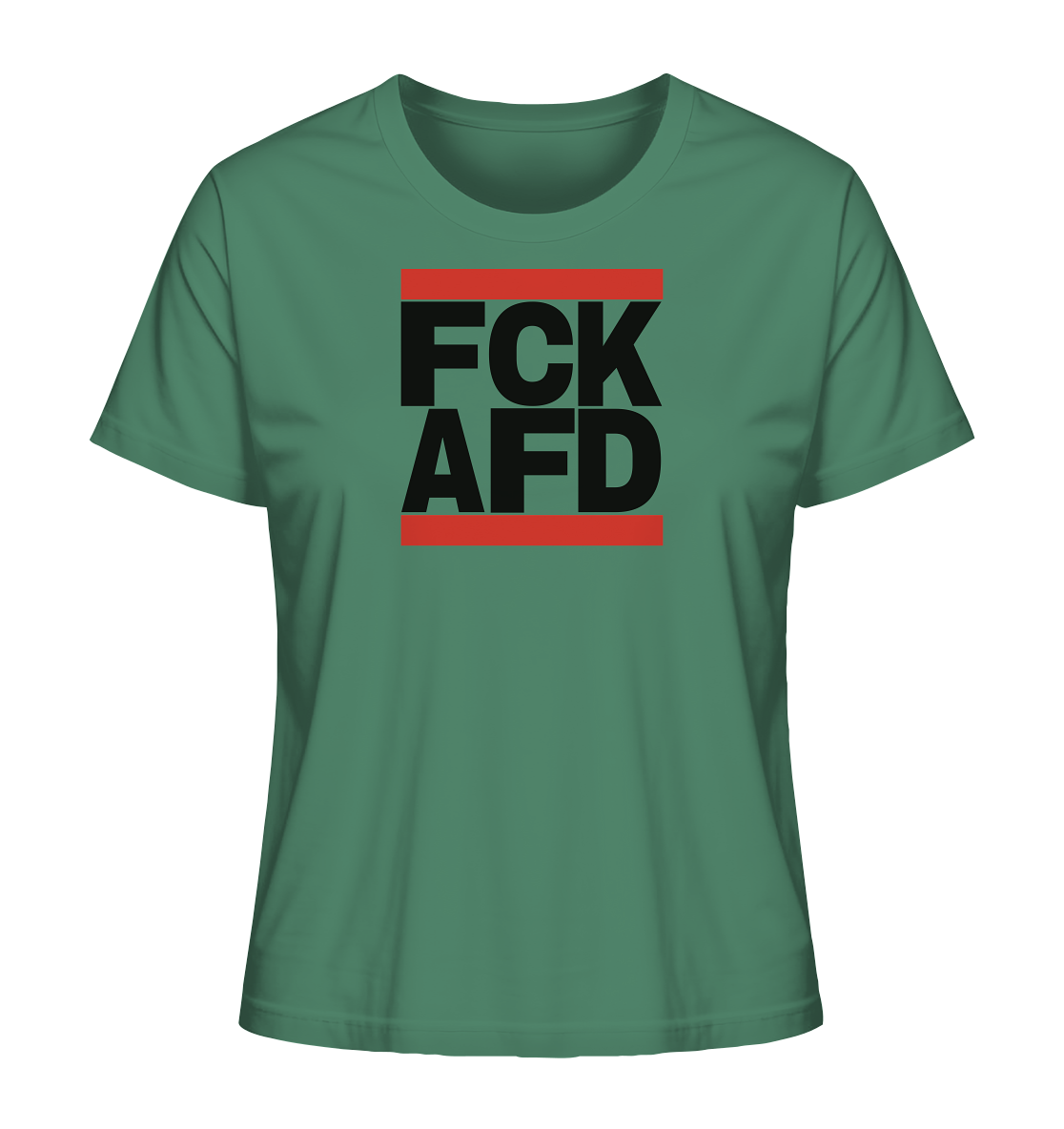 FCK AFD (schwarze Schrift) - "Frauen" Stanley/Stella T-Shirt