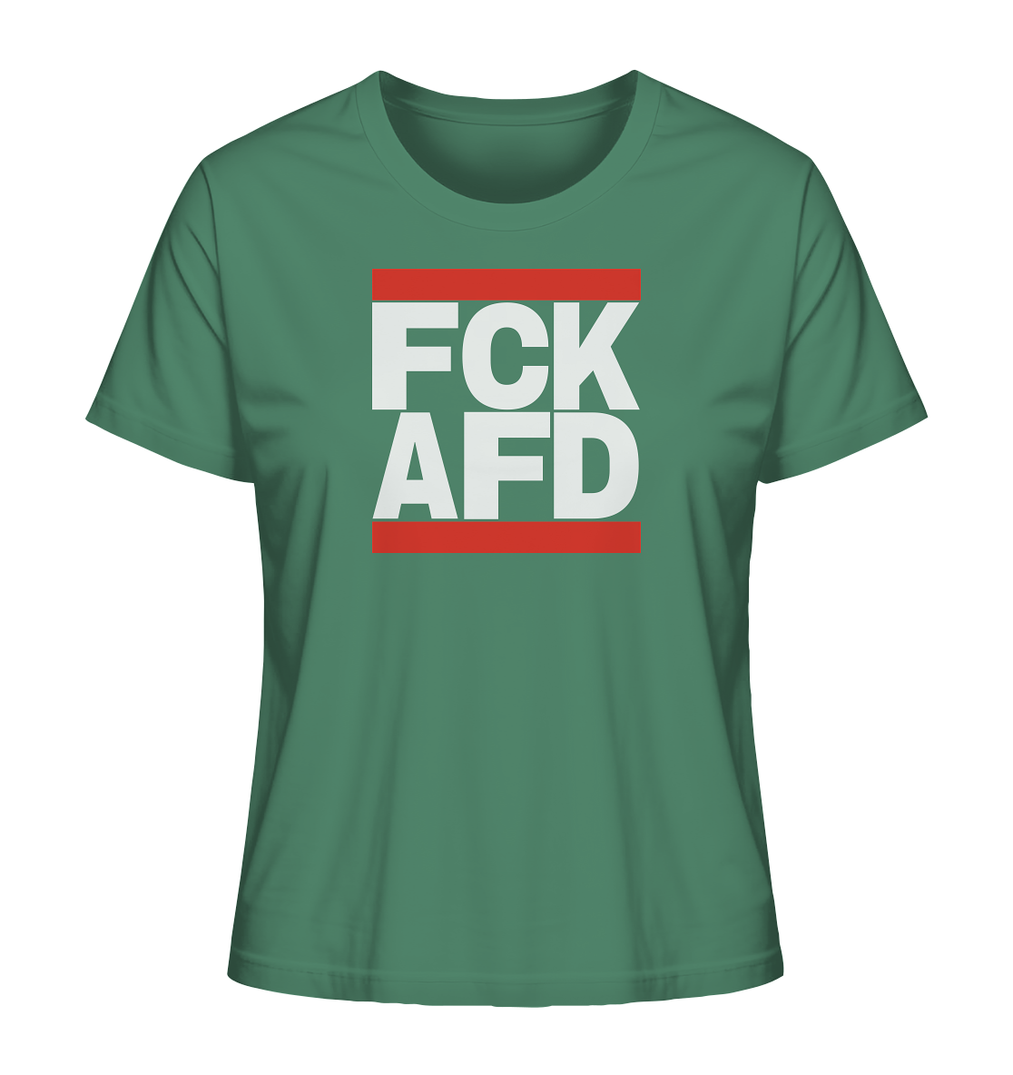 FCK AFD (weiße Schrift) - "Frauen" Stanley/Stella T-Shirt