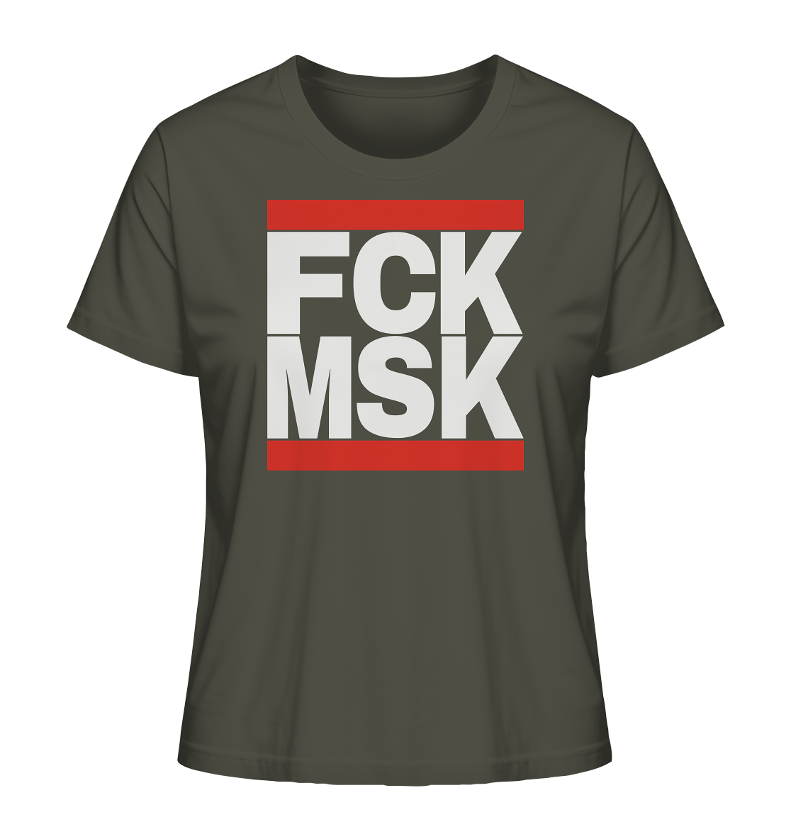 FCK MSK (weiße Schrift) - "Frauen" Stanley/Stella T-Shirt