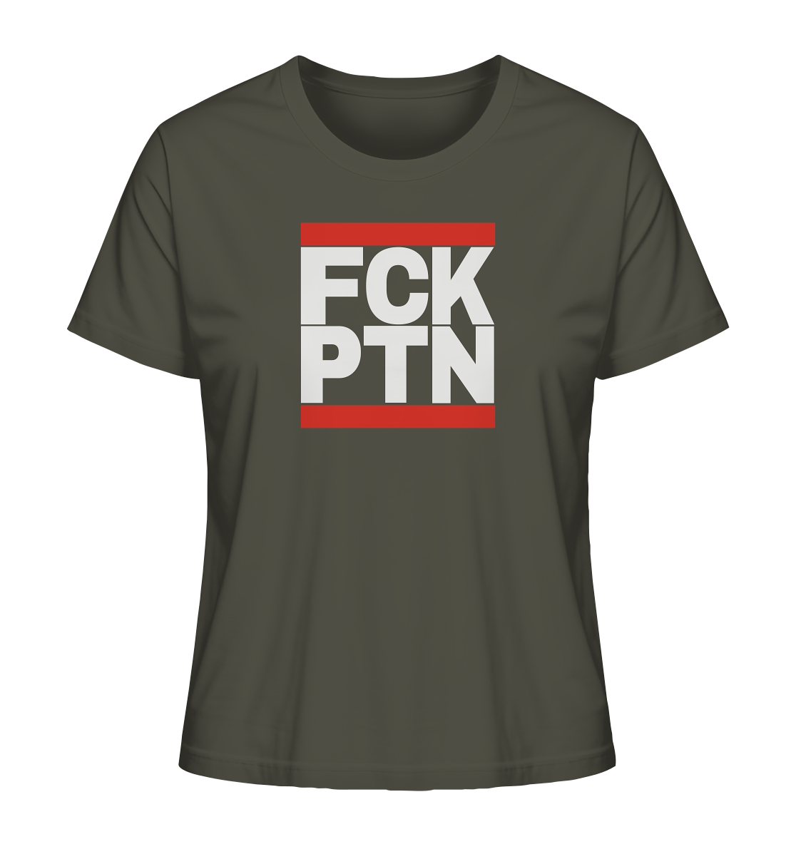 FCK PTN (weiße Schrift) - Ladies Organic Shirt