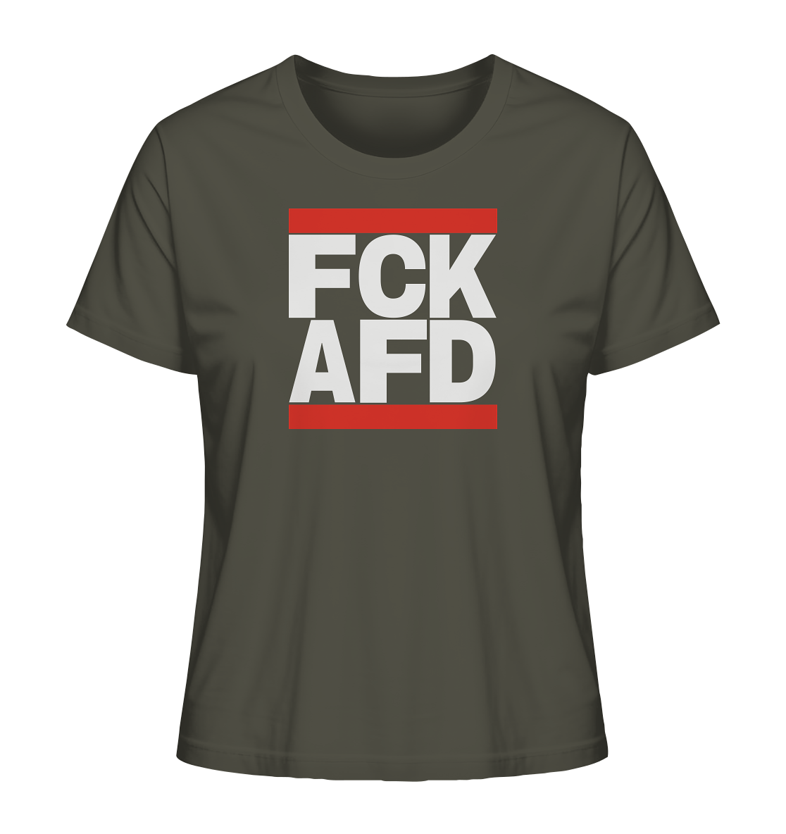 FCK AFD (weiße Schrift) - "Frauen" Stanley/Stella T-Shirt