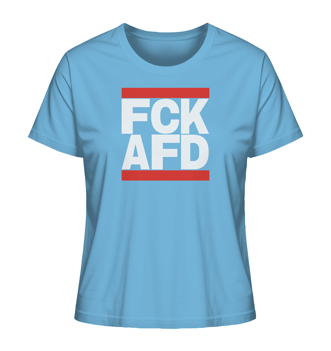 FCK AFD (weiße Schrift) - "Frauen" Stanley/Stella T-Shirt