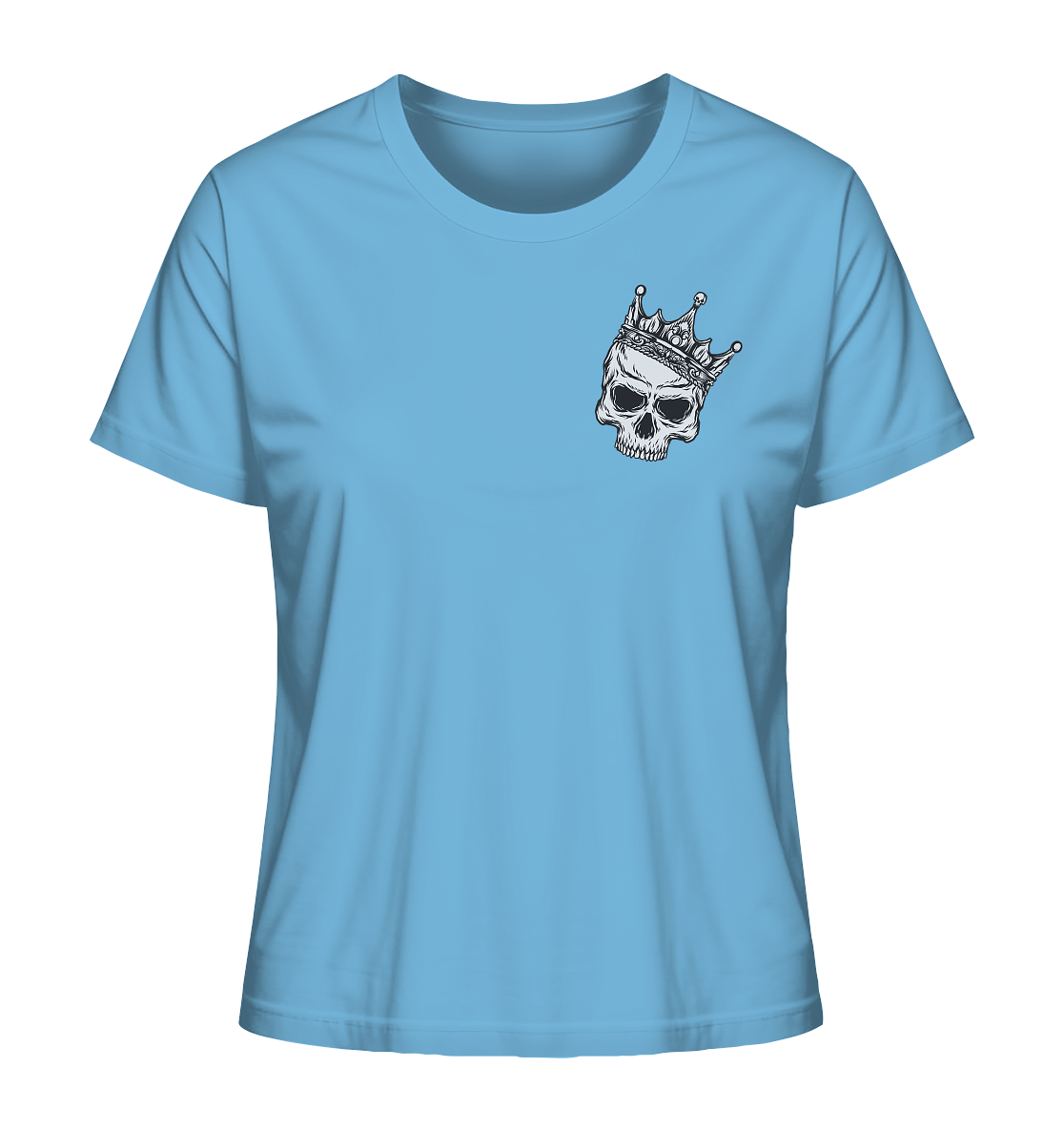 Eat the Rich "Skull Edition" Backprint - Ladies Organic Shirt