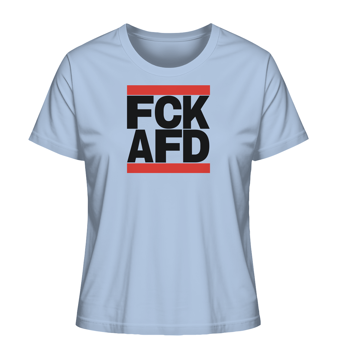 FCK AFD (schwarze Schrift) - "Frauen" Stanley/Stella T-Shirt