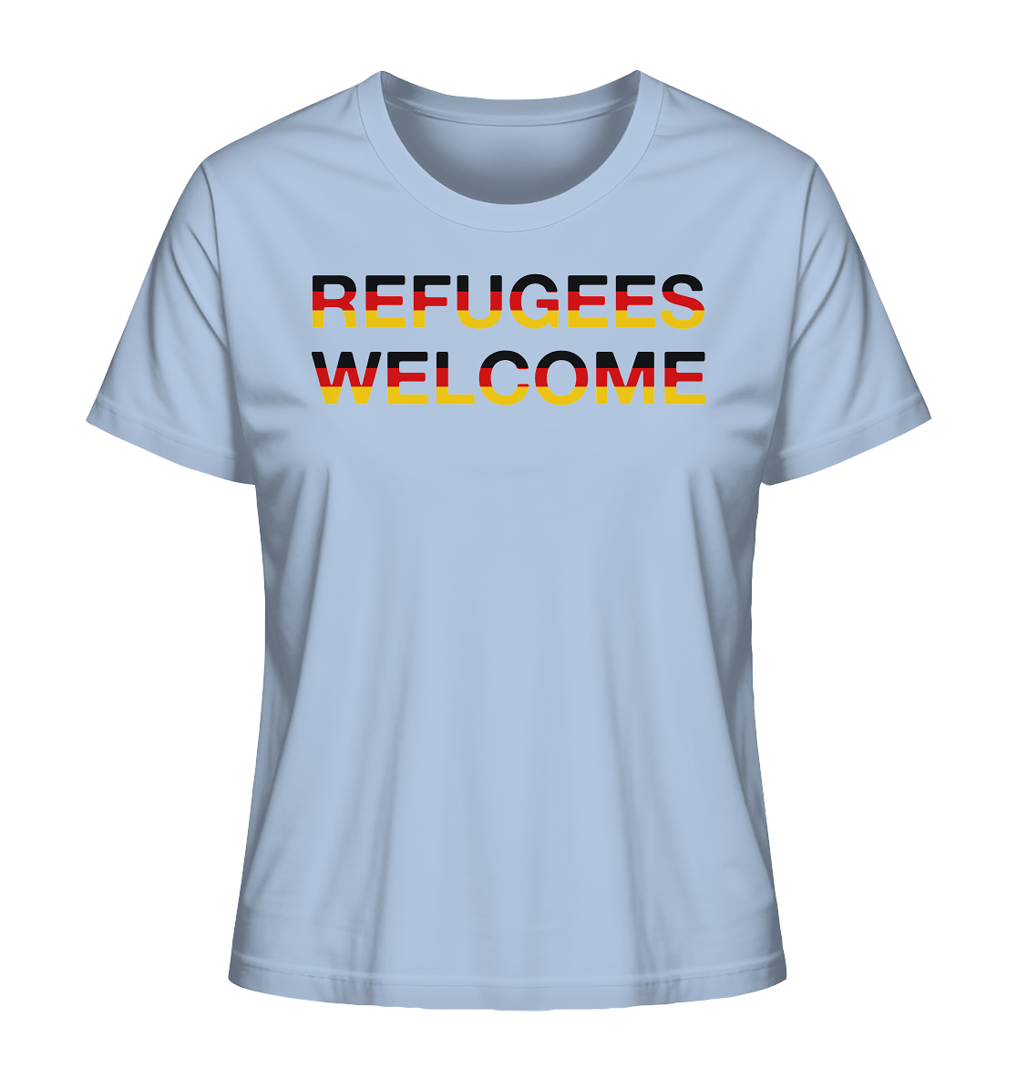 Refugees Welcome in Deutschlandfarben "Frauen" Stanley/Stella T-Shirt