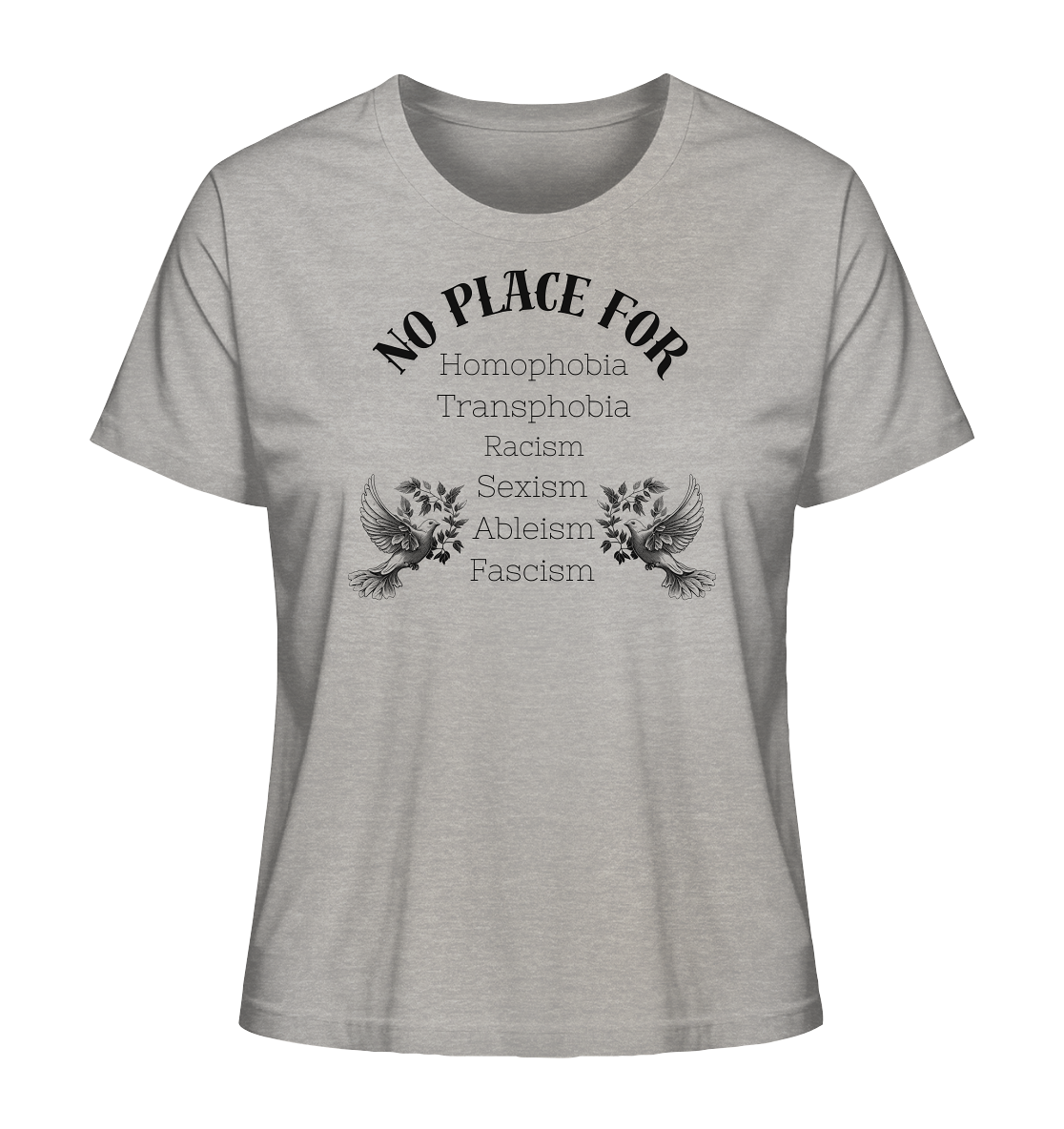 No Place For (schwarze Schrift) - "Frauen" Stanley/Stella T-Shirt