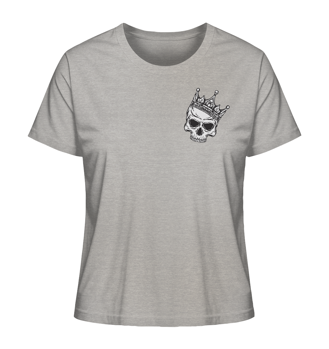 Eat the Rich "Skull Edition" Backprint - Ladies Organic Shirt