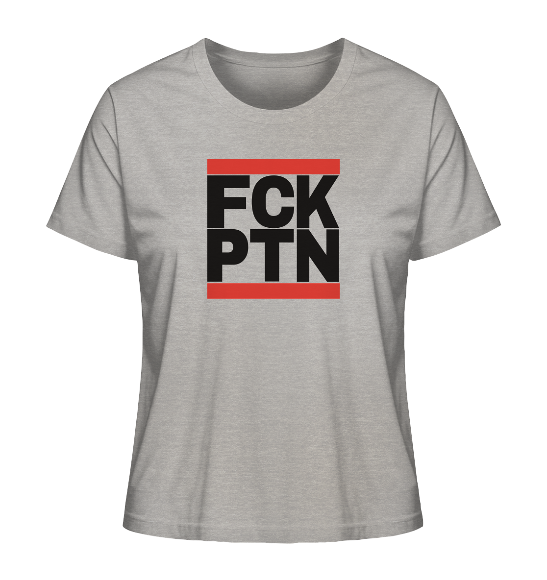 FCK PTN (schwarze Schrift) - Ladies Organic Shirt