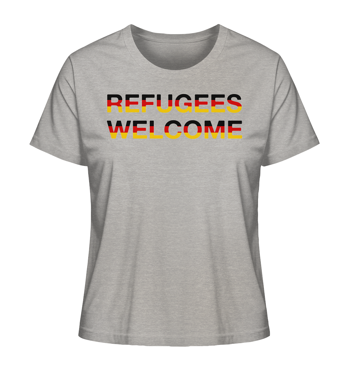 Refugees Welcome in Deutschlandfarben "Frauen" Stanley/Stella T-Shirt