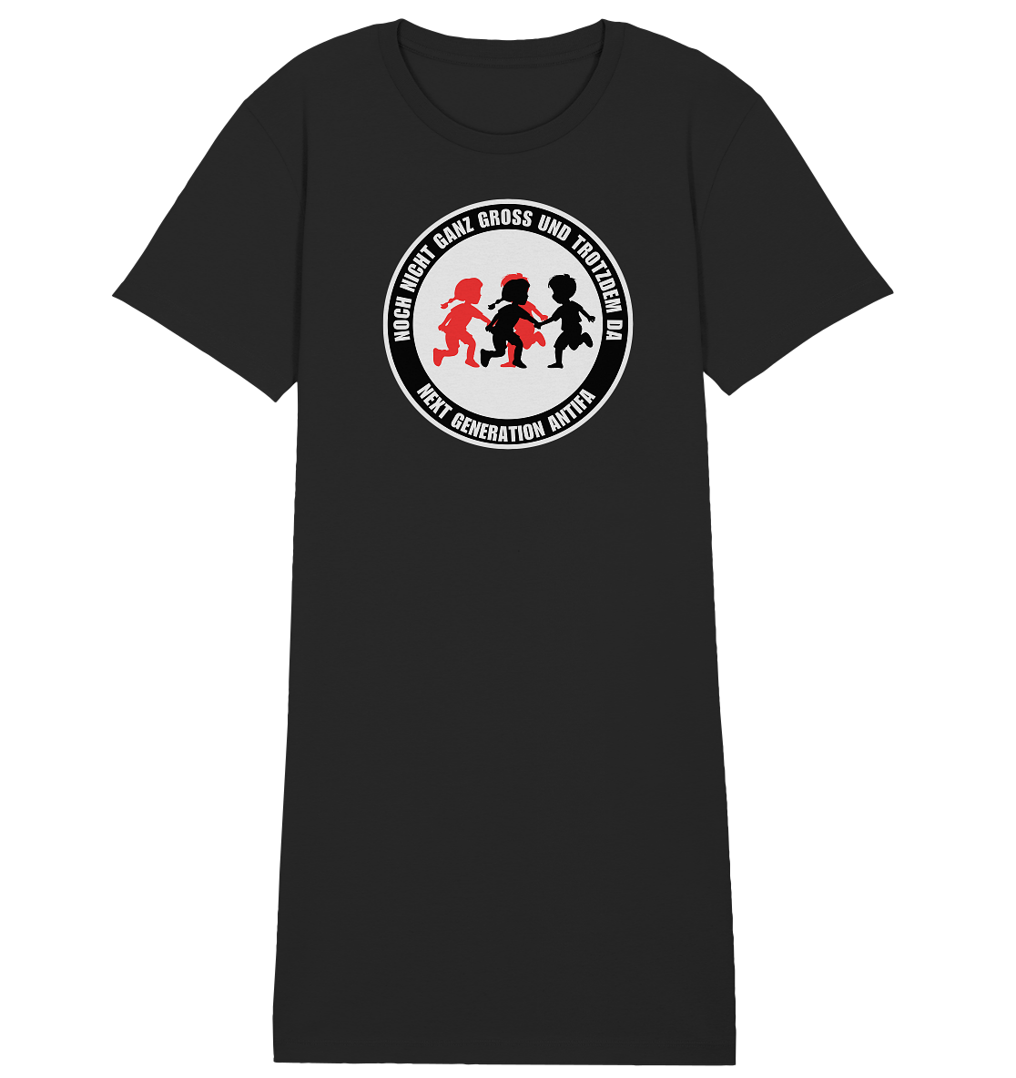 Noch nicht ganz gross und trotzdem da: Next Generation Antifa - Ladies Organic Shirt Dress