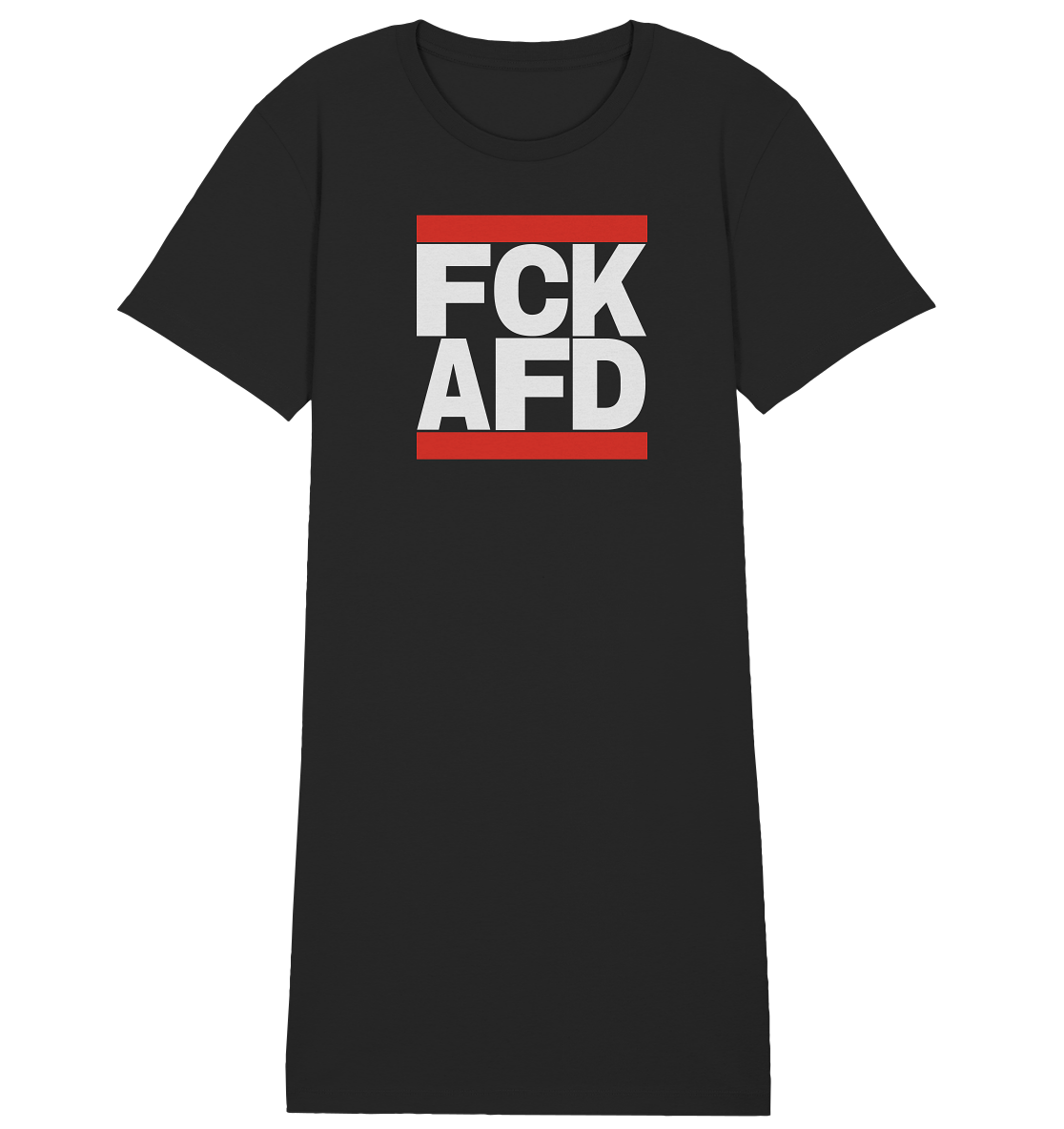 FCK AFD (weiße Schrift) - "Frauen" Shirt Dress