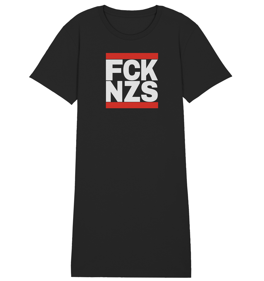 FCK NZS (weiße Schrift) - "Frauen" Shirt Dress