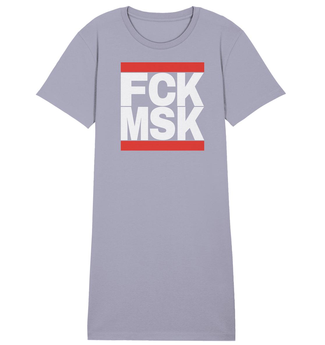 FCK MSK (weiße Schrift) - "Frauen" Shirt Dress