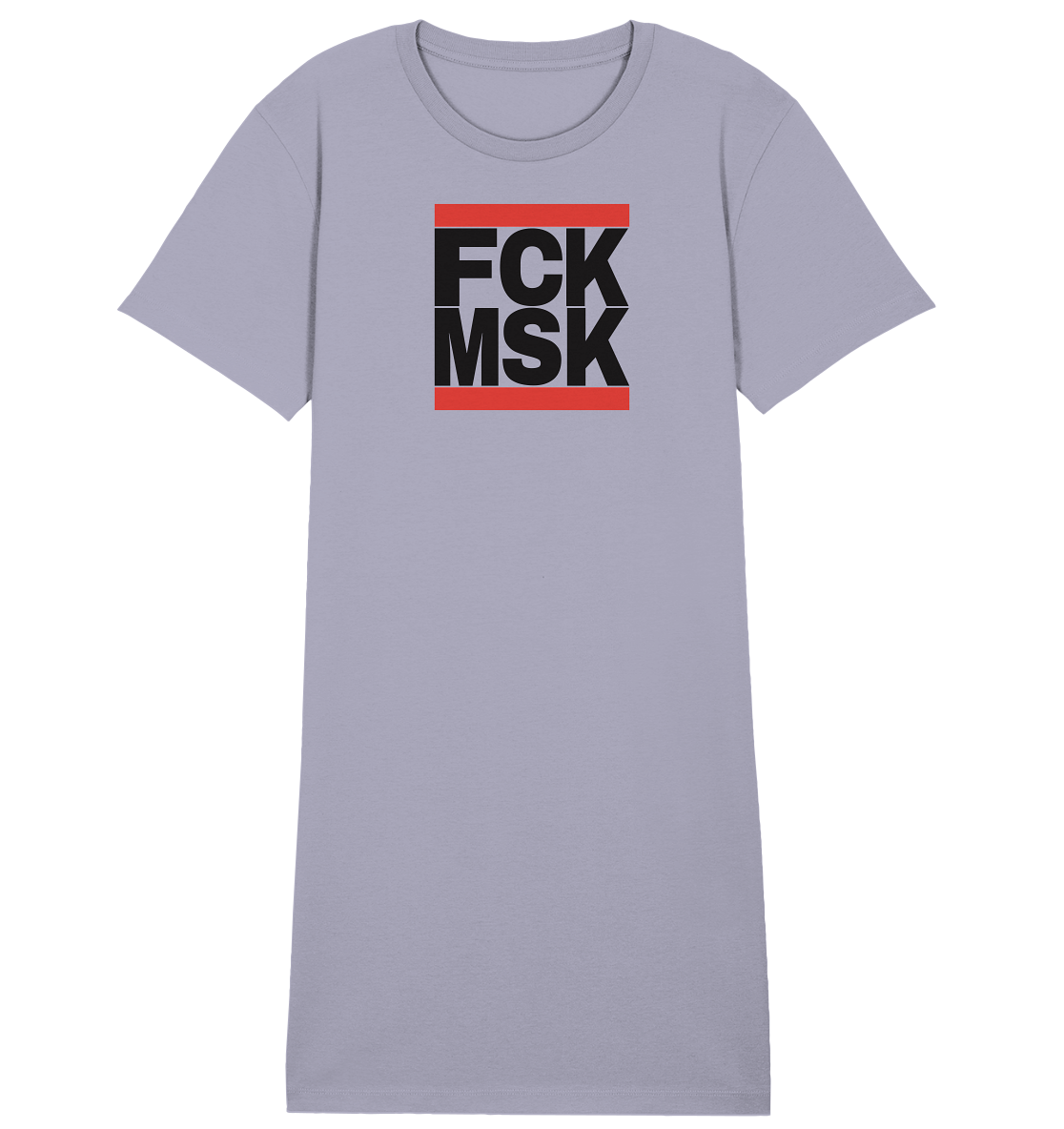 FCK MSK (schwarze Schrift) - "Frauen" Shirt Dress