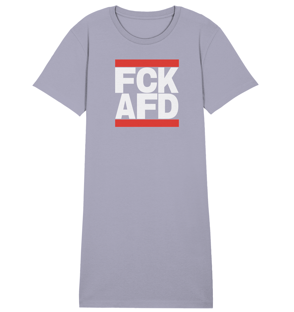 FCK AFD (weiße Schrift) - "Frauen" Shirt Dress