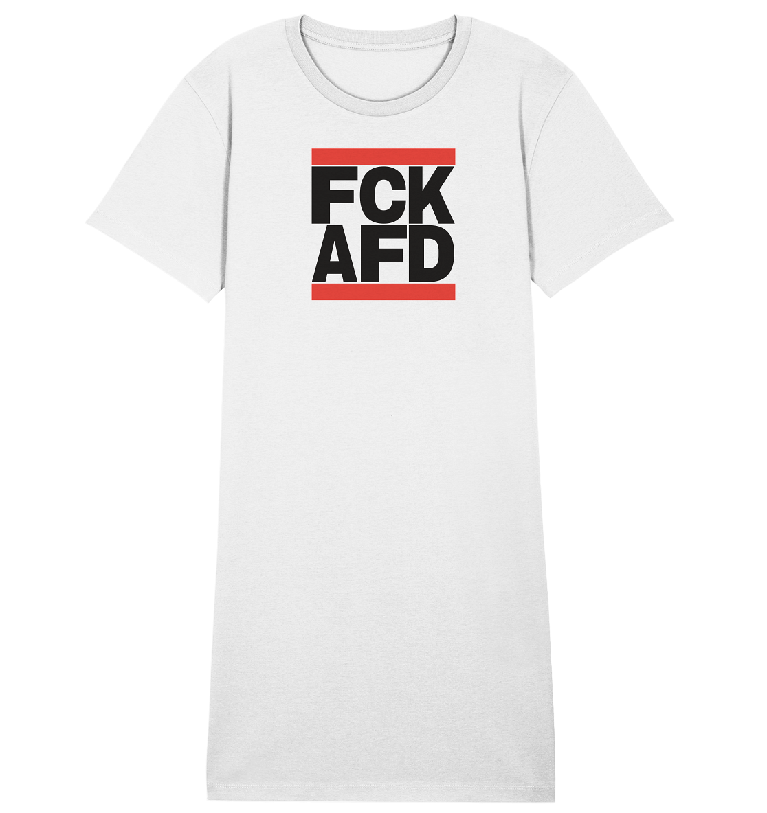 FCK AFD (schwarze Schrift) - "Frauen" Shirt Dress