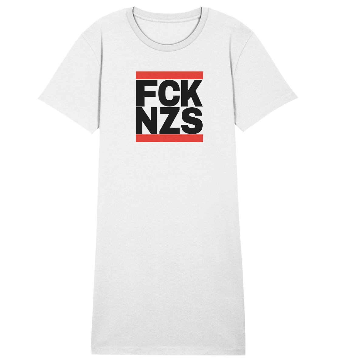 FCK NZS (schwarze Schrift) - "Frauen" Shirt Dress