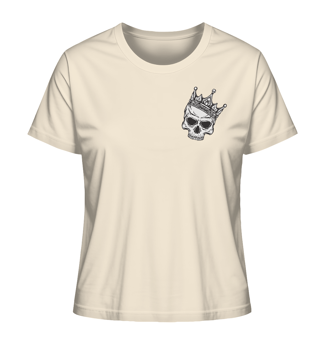 Eat the Rich "Skull Edition" Backprint - Ladies Organic Shirt