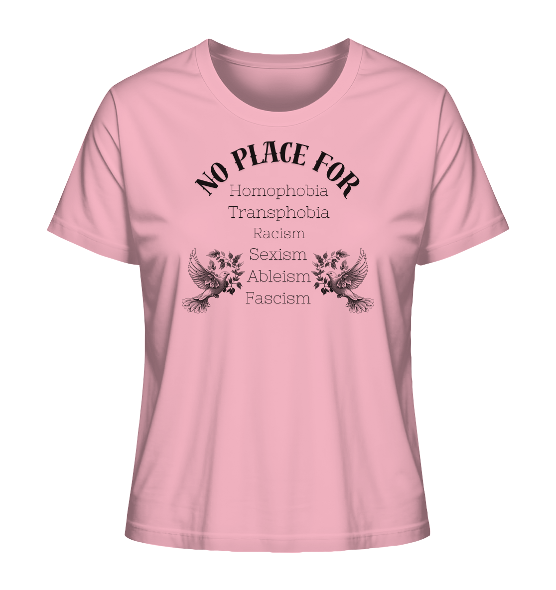 No Place For (schwarze Schrift) - "Frauen" Stanley/Stella T-Shirt