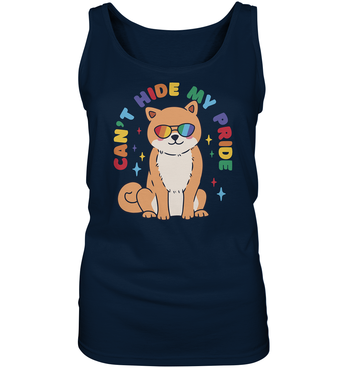 Can't Hide my Pride Doggo - Ladies Tank-Top