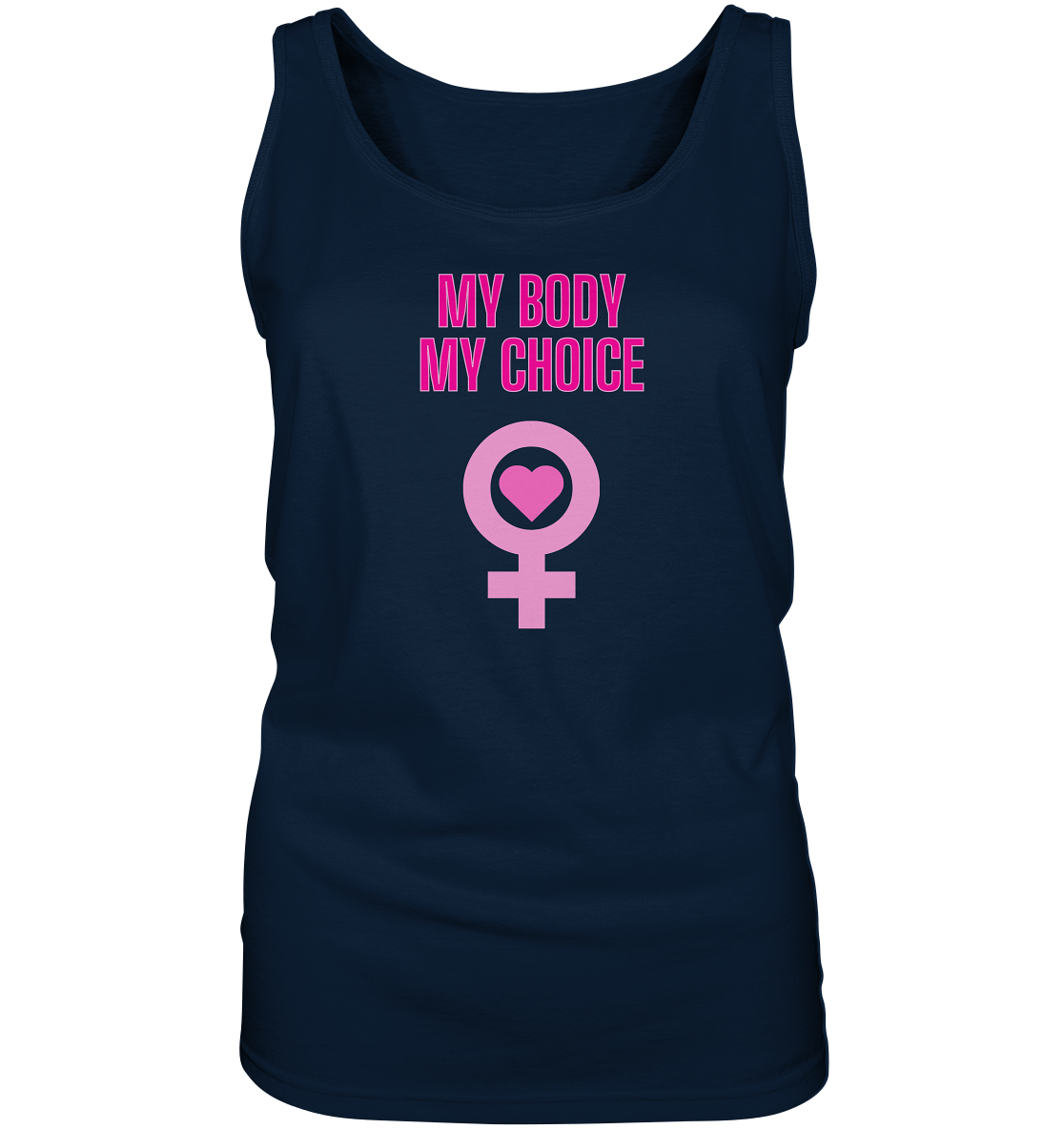 My Body My Choice "Pink Power Edition" - Ladies Tank-Top